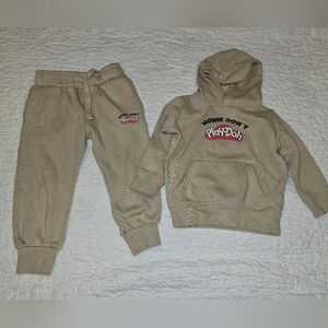 Play-Doh Kids Beige Jogger Set
